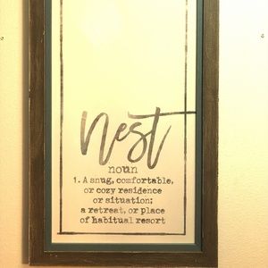 Wall art, home decor sign